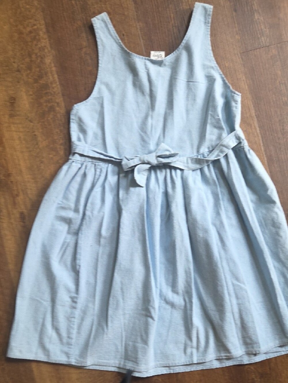 Light Blue Winnie the Pooh Embroidered Denim Dress - Picture 5 of 5